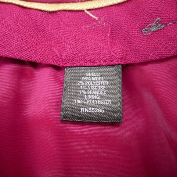 Express Design Studio Womens size 6 Editor Gray Wool Blend Dress Pants Pinstripe - Picture 10 of 12